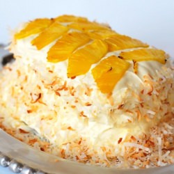 Coconut-Roasted Pineapple Dacquoise