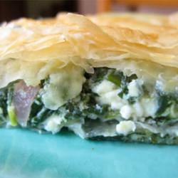 Spanakopita – Feta and Spinach Pie