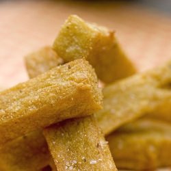 Curry Chickpea Fries