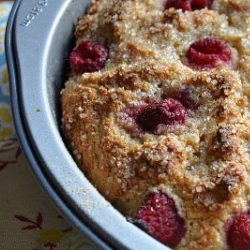 Raspberry Buttermilk Cake