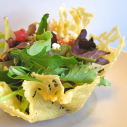 Organic Greens & Lacy Parmesan Bowl