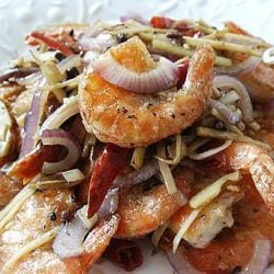 Spicy Stir Fried Shrimps