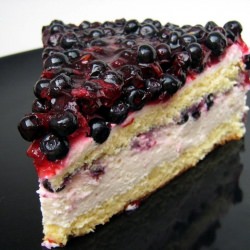 Cake with Blueberries