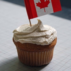Maple Cupcakes with Maple Frosting