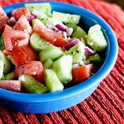 Cucumber and Tomato Salad