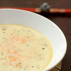 Steamed Egg with Minced Pork