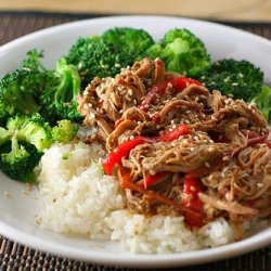 Crockpot Thai Pork with Peanuts