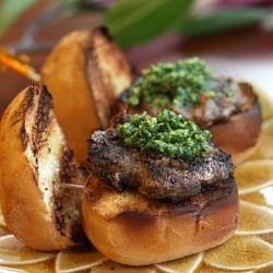 Lamb Burgers with Chimichurri