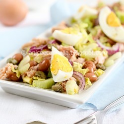 Tuna Salad, Egg and Beans Ciuoti