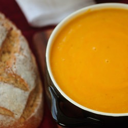 Pumpkin and Lentil Soup