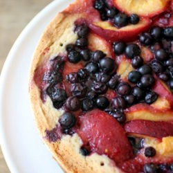 Peach Blueberry Cake