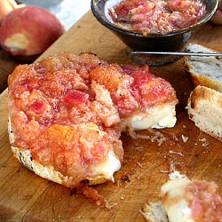 Cedar Plank Peach Chutney