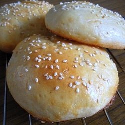 Homemade Sesame Seed Buns
