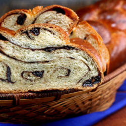 Chocolate Cinnamon Raisin Challah