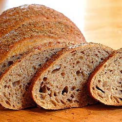 Swedish Rye baked on Gas Grill