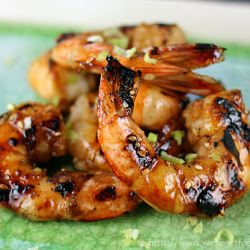 Honey-Glazed Shrimp