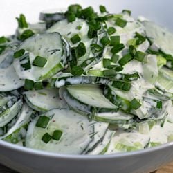 Creamy Dill Cucumber Salad