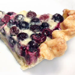 Blueberry Custard Pie