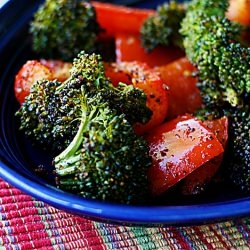 Spicy Roasted Broccoli