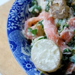 Smoked Salmon Potato Salad