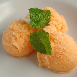 Cantaloupe Sorbet