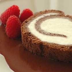 Chocolate Ice Cream Cake Roll