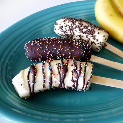 Chocolate Banana Pops