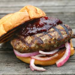 Raspberry Chipotle BBQ Burger