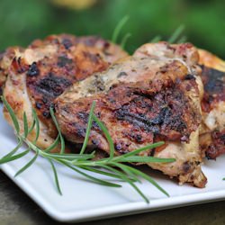 Herb Grilled Chicken Thighs