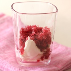 Pomegranate Granita