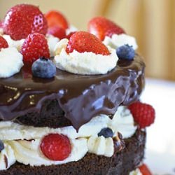 Gluten Free Fourth of July Cake