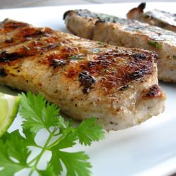 Grilled Cilantro & Lime Pork Chops