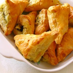Mini Basil & Goat Cheese Turnovers