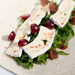 Brie & Grape Tortilla Wraps