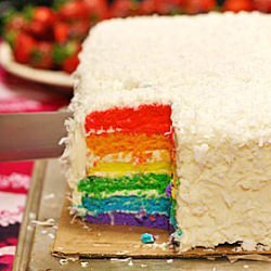 Rainbow Pride Party Cake