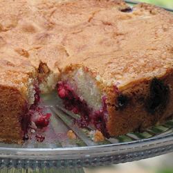 Sour Cherry Almond Cake