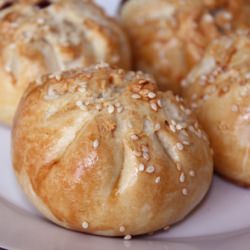 Baked Crispy BBQ Buns – Siew Bao