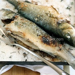 Pesce su Piastra di Sale