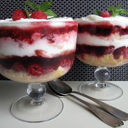 Raspberry Mini Trifle