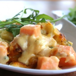 Sweet Potato and Cauliflower Bake