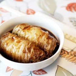 Sweet and Sour Chinese Cabbage Roll