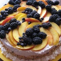 Cake with Blueberries
