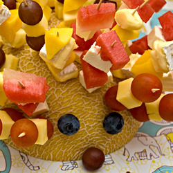 Cheese & Fruit Hedgehog