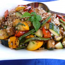 Israeli Couscous w/ Grilled Veggies