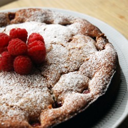 Raspberry Buttermilk Cake