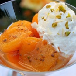 Roasted Apricots and Apricot Fool
