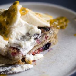 Wholewheat Berry Pancakes