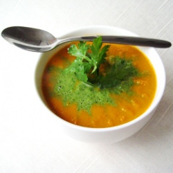 Carrot Soup with Indian Flair