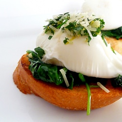 Poached Egg Bruschetta