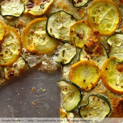 Zucchini and Goat’s Cheese Pizza